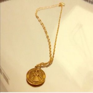 Guardian Angel Medallion Necklace